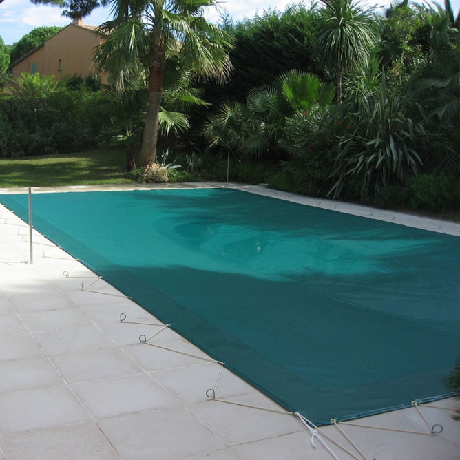 Protection d'hivernage de sécurité pour piscine bois hors sol