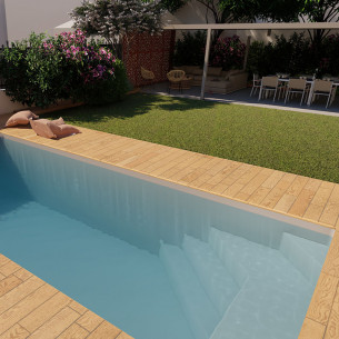 Piscine rectangulaire design