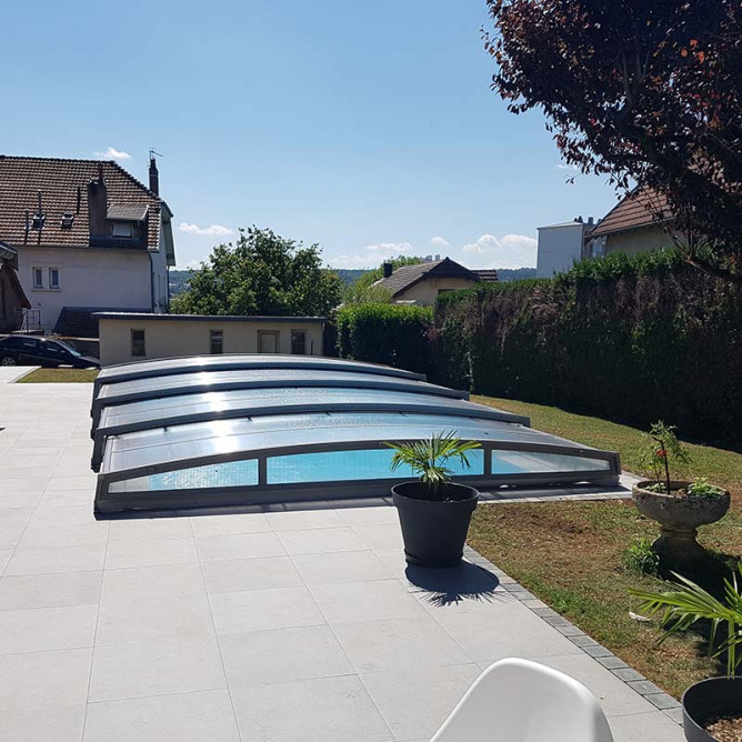 Abri Piscine pour piscine 8 x 4m moins cher sur Piscineo !