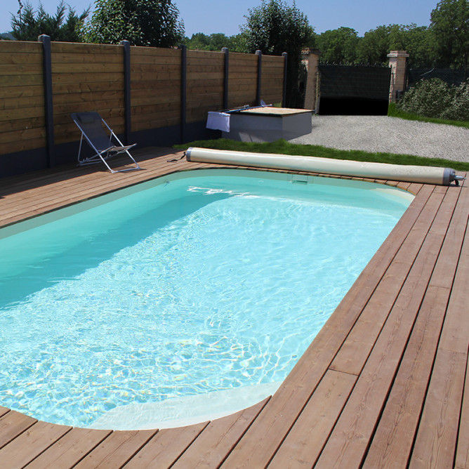 Bâche piscine à sangle pour bassin XXL l Sheltom