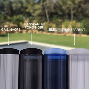 Couverture piscine lames polycarbonate 6m x 3m