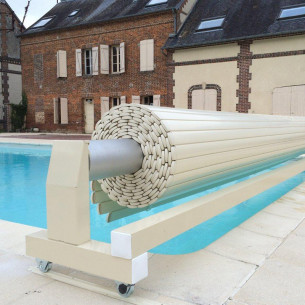 Volet de piscine mobile 10x5m