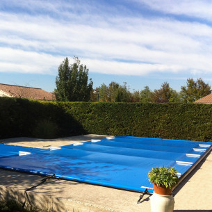Bâche sécurité piscine ECO gris
