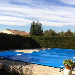 Bâche à barre  ECO Spéciale plage béton