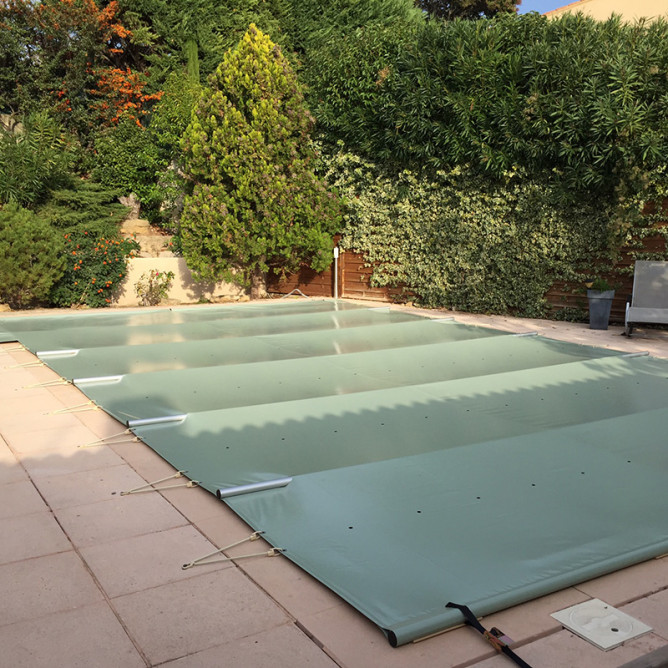 Bâche à barres pour piscine 10*5