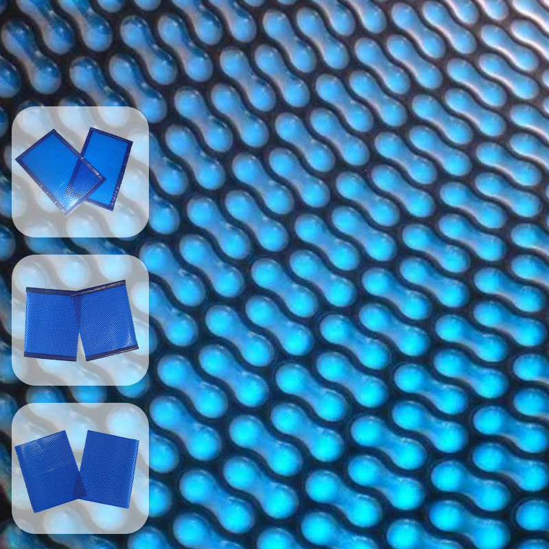 Bache a bulle 9X4 pas cher - 500 microns - Bordée 4 côtés - Bleu