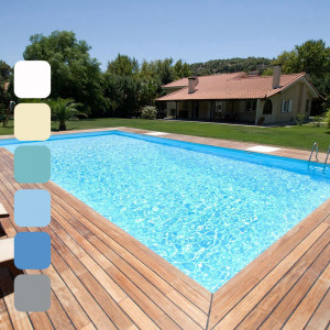 Coloris liner piscine classique