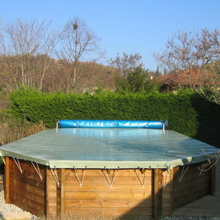 Couverture piscine hiver spéciale piscine hors-sol