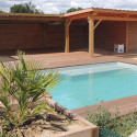 Piscine bloc polystyrène avec liner verni