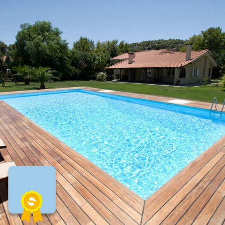 Liner piscine VERNI 75/100 Bleu clair