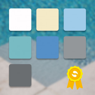 Liner piscine VERNI 75/100 Bleu clair