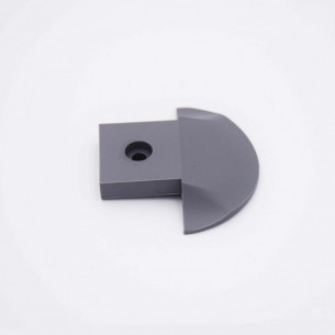 Embout de guide pour abri télescopique