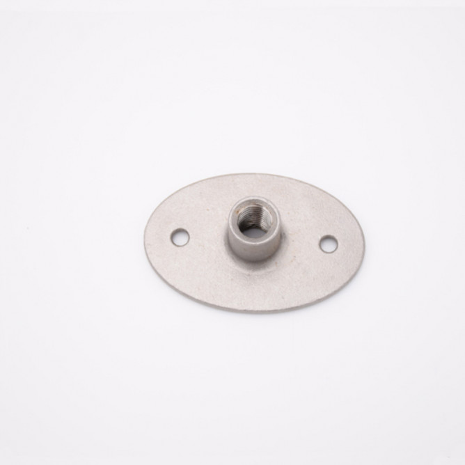 Pièces détachées abri piscine : platine de fixation plage bois