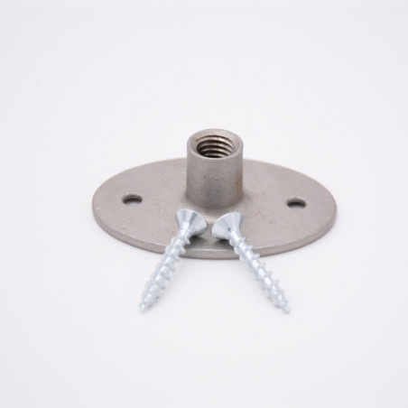 Pièces détachées abri piscine : platine de fixation plage bois