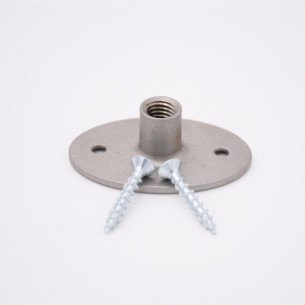 Pièces détachées abri piscine : platine de fixation plage bois