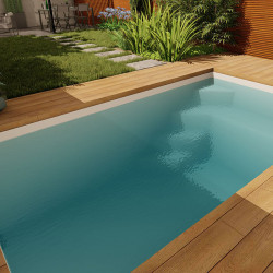Mini coque piscine polyester Lara