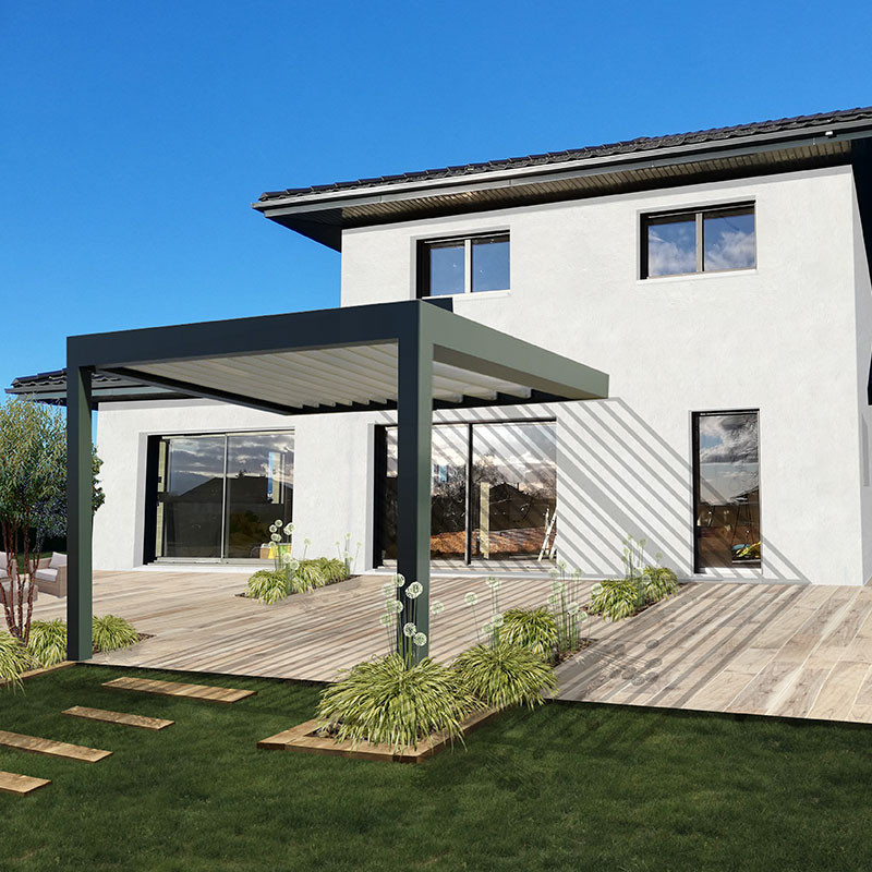 Pergola en kit adossée créez votre espace extérieur idéal Sheltom