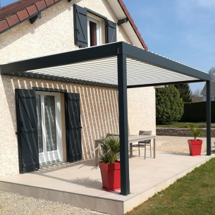Pergola en kit adossée - Aménagez votre espace extérieur | Sheltom