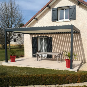 Pergola en kit adossée - Aménagez votre espace extérieur | Sheltom