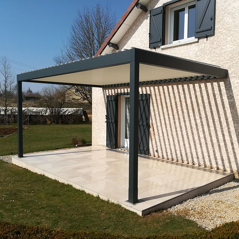 Pergola en kit adossée créez votre espace extérieur idéal Sheltom