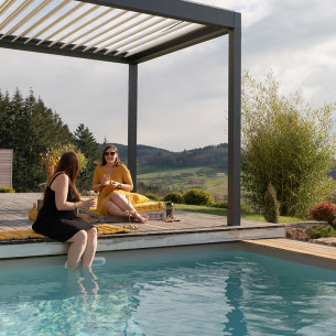 Pergola en kit autoportée : créez votre espace extérieur design | Shelltom