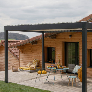 Pergola en kit autoportée : créez votre espace extérieur design | Shelltom