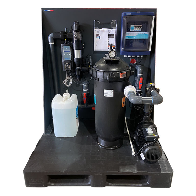 Groupe de filtration sur palette Maintenez votre piscine propre et