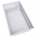 Coque piscine polyester Lazuli de 7.50 x 3.80 m