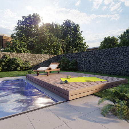 Terrasse Mobile Pooldeck : Optimisez votre espace avec style