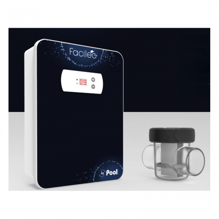 FACILEO PX4 – Électrolyseur au sel pour piscine 20 m³ | POOL TECHNOLOGIE  Meta Description :