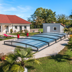 Abri de piscine télescopique MONTEO