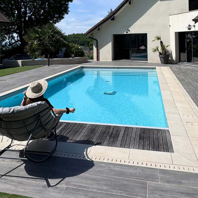 Robot piscine sans fil Wave X Pool | Nettoyage fond, parois & ligne d’eau