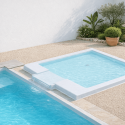 Plage immergée piscine coque | Détente & confort intégrés