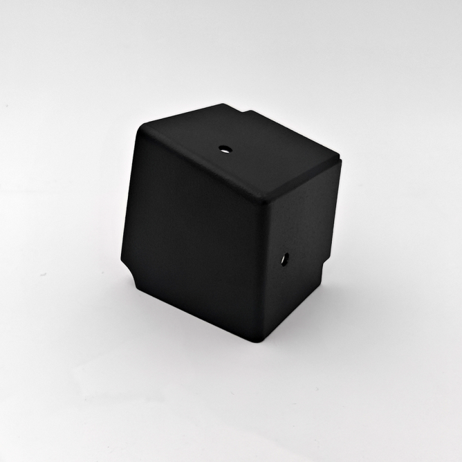 Cache angle abri télescopique Monteo | Pièce de finition structure