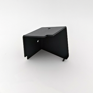 Cache angle abri télescopique Monteo | Pièce de finition structure