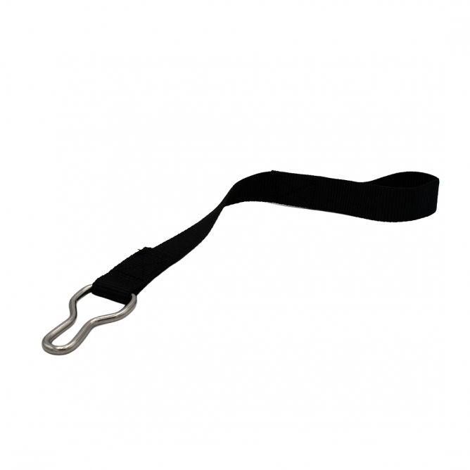 Sangle ourlet avec boucle pour bâche à barres - Sangle pour bâche de piscine