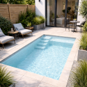 Piscine coque 4x2 Citadine | Mini piscine moins de 10 m²