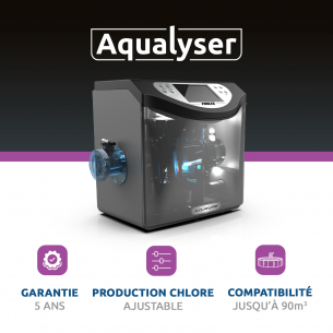 Aqualyser Poolex – Électrolyseur Piscine Connecté avec Régulation pH & Redox