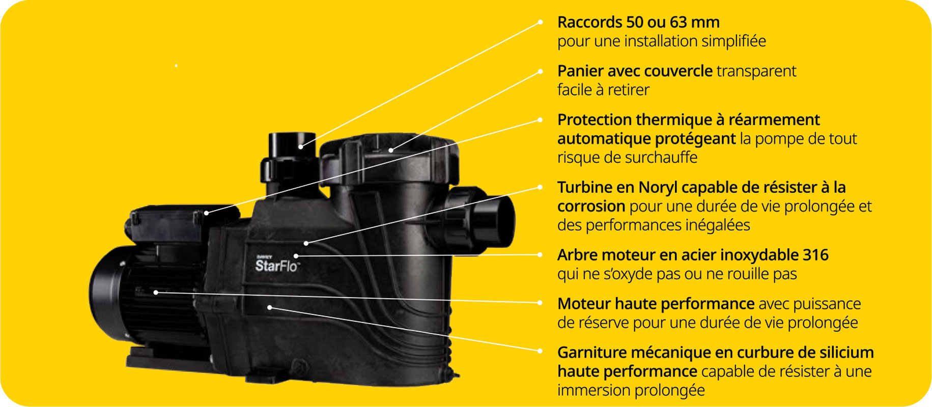 Pompe pour piscine Davey StarFlow