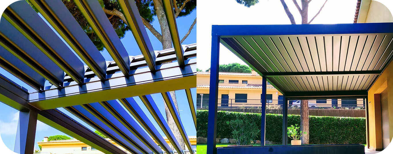 Pergola bioclimatique H2