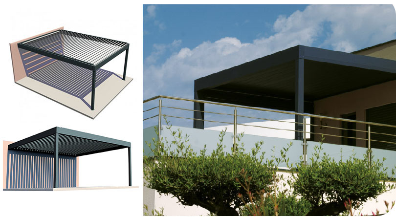 Pergola bioclimatique H3