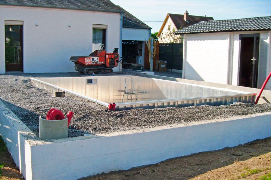 Construction d'une piscine creusée Construction d'une piscine creusée